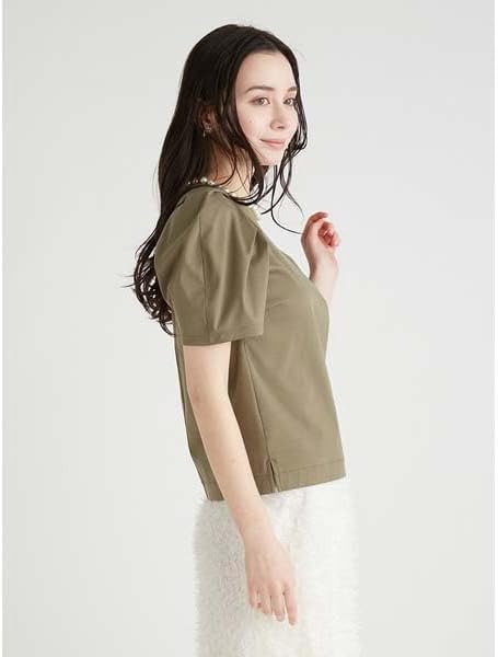 【セルフォード】パールネックTシャツ 新品 Amazon | [セルフォード] パールネックTシャツ CWCT244015 レディース